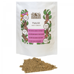Порошок Тулси Индибёрд (Tulsi Body Powder Indibird), 50 г.