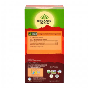 Чай Тулси Имбирь Органик Индия (Tulsi Ginger Organic India), 25 пак.
