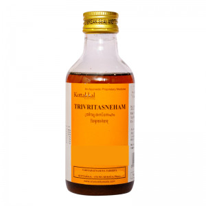 Масло Пиндатайлам (Тривритаснехам) Коттаккал Аюрведа (Pindatailam (Trivritasneham) Kottakkal Ayurveda), 200 мл.