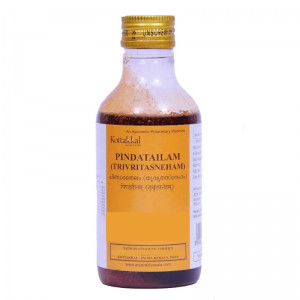 Масло Пиндатайлам (Тривритаснехам) Коттаккал Аюрведа (Pindatailam (Trivritasneham) Kottakkal Ayurveda), 200 мл.