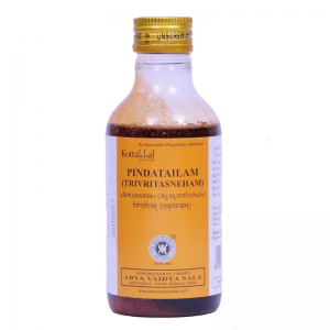 Масло Пиндатайлам (Тривритаснехам) Арья Вадья Сала Коттаккал (Pindatailam (Trivritasneham) Arya Vaidya Sala Kottakkal), 200 мл.