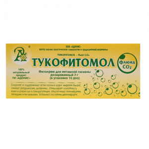 Фитокрем-свечи для интимной гигиены Тукофитомол Флюид СО 2 Адонис (Tukofitomol), 10 шт. по 2 г. 
