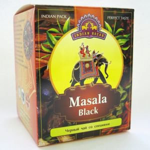 Чай индийский черный со специями масала Indian Bazar (Индиан Базар), 150 г.