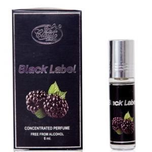Духи масляные арабские Чёрная марка Аль Рехаб (Black Label Al Rehab), ролик 6 мл.