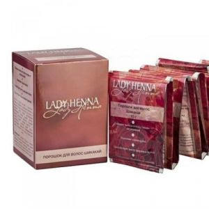 Порошок для волос Шикакай Леди Хенна (Lady Henna), 12 саше по 10 г.