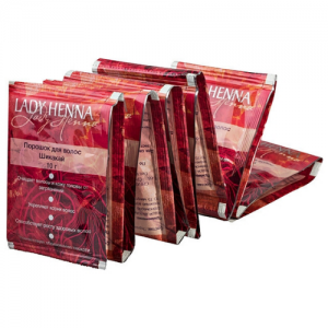 Порошок для волос Шикакай Леди Хенна (Lady Henna), 12 саше по 10 г.