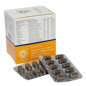 Варанади Кватхам Арья Вадья Сала Коттаккал (Varanadi Kwatham Arya Vaidya Sala Kottakkal), 100 таб.