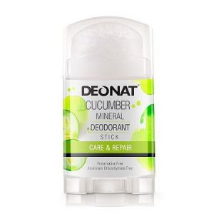 Дезодорант кристалл с экстрактом огурца Деонат (Mineral Deodorant stick Cucumber Deonat), 100 г.