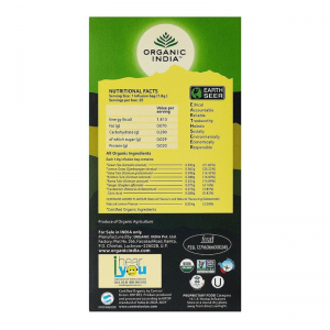 Чай Тулси Сладкий лимон Органик Индия (Tulsi sweet lemon tea Organic India), 25 пак.