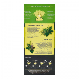 Чай Тулси Сладкий лимон Органик Индия (Tulsi sweet lemon tea Organic India), 25 пак.